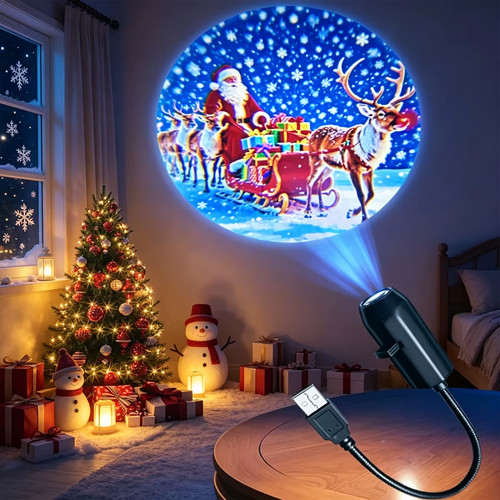 Usb christmas projector light - christmas,