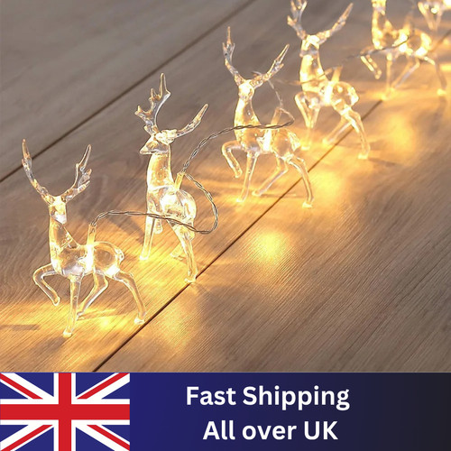 Set acrylic reindeer - 10,