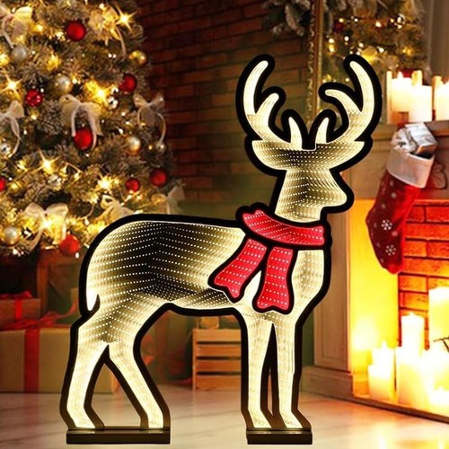 Christmas reindeer lights - lights, sign