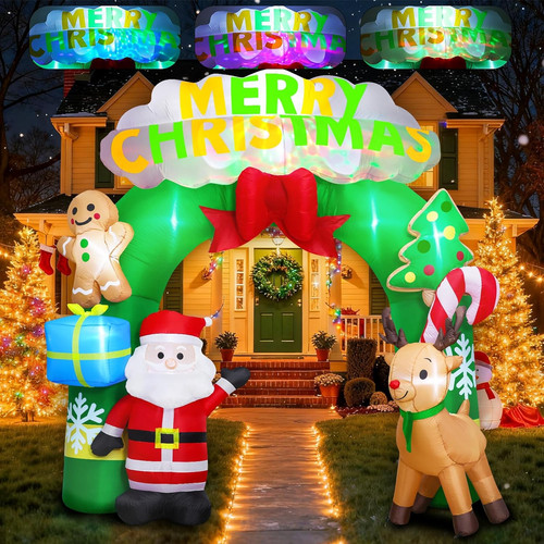 4ft inflatable santa - santa, &