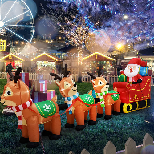 Giant inflatable santa - 12, ft