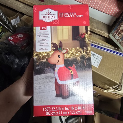 Holiday time inflatable - time, ft