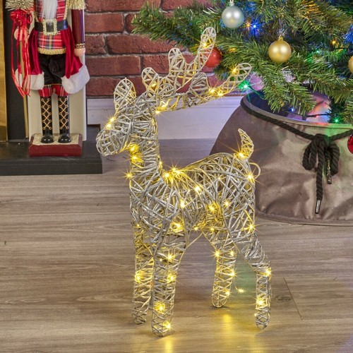 Led lightup reindeer 60cm - lightup,