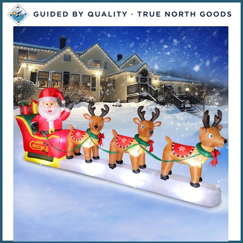 Festive outdoor santa sleigh - festive,
