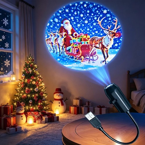 Usb christmas projector light - usb,