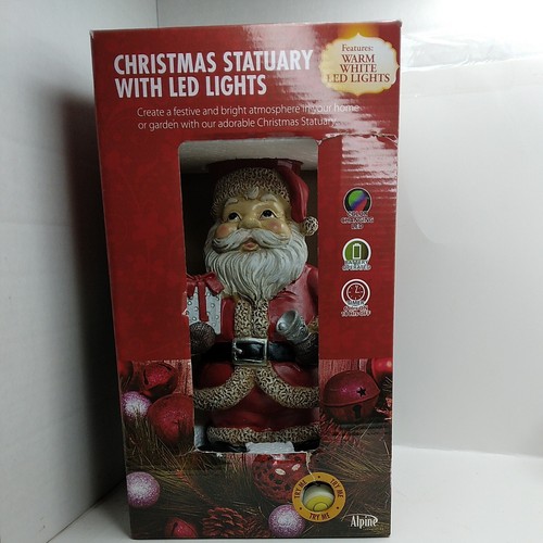 Santa with bell and gift - and,