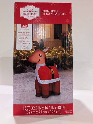 Inflatable reindeer in - 3, ft