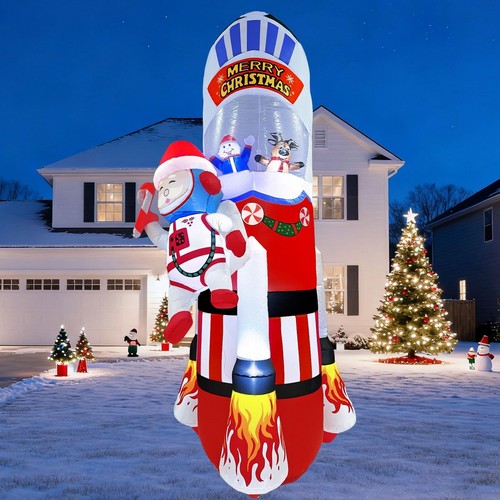8ft christmas inflatables - christmas,