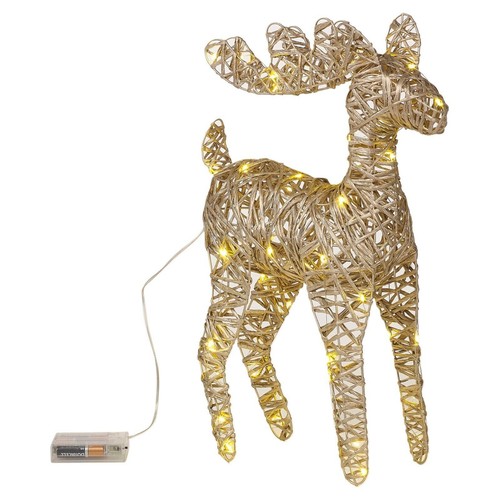Led light reindeer 50cm - light,