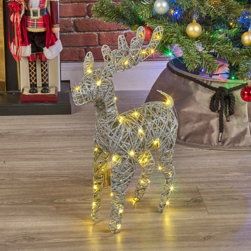 Led light reindeer 45cm - reindeer,